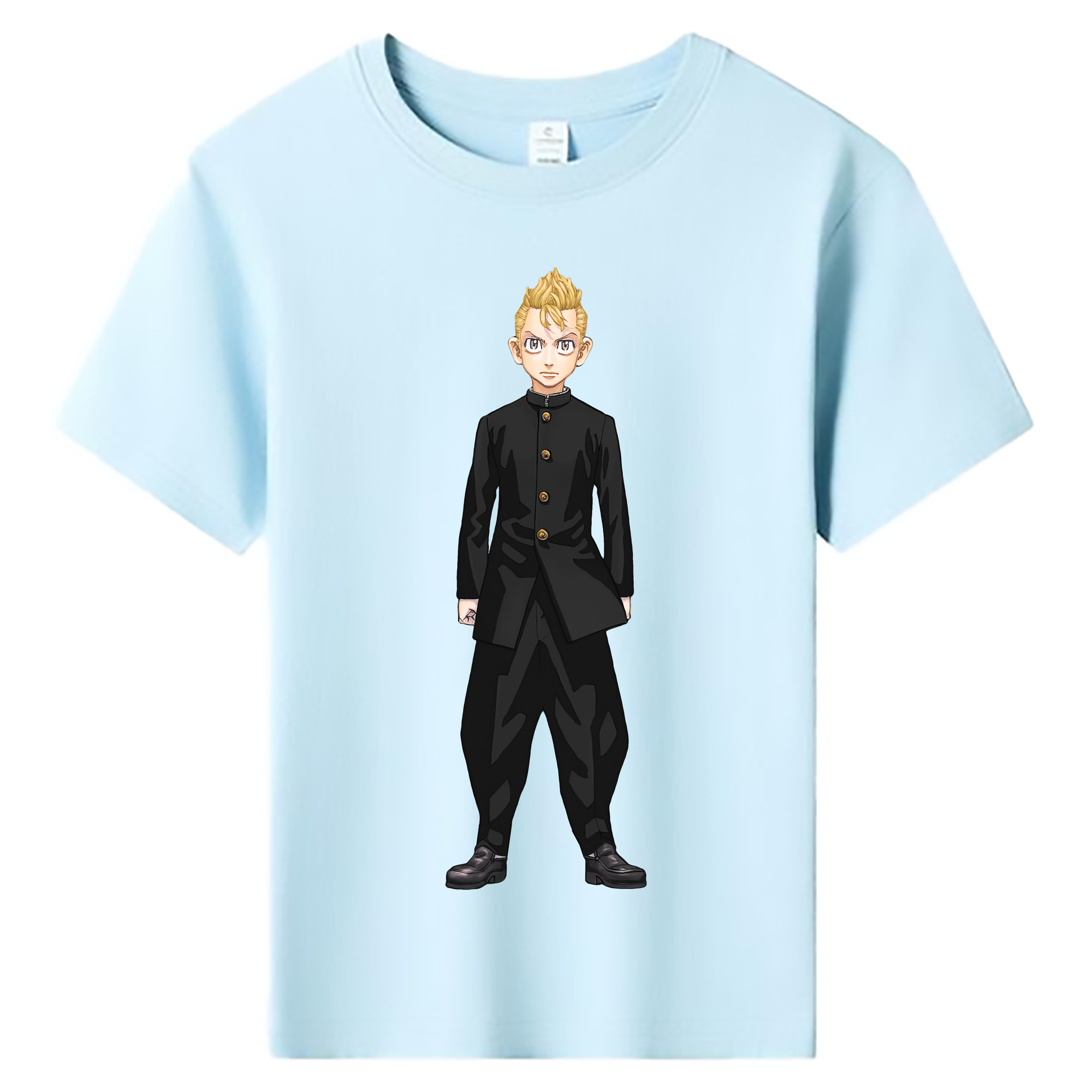 （画像用） 東京リベンジャーズ Tokyo Revengers 綿100％キッズTシャツ（フロントプリント）